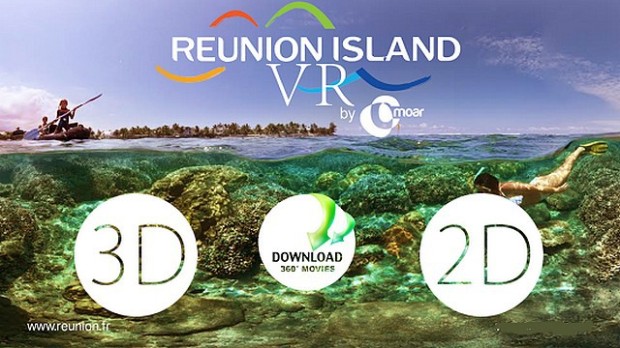 L'application Reunion Island VR permet un visionnage sur Google Cardboard.