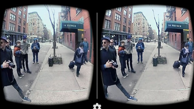 Une scène du film en VR de Chris Milk Walking New York